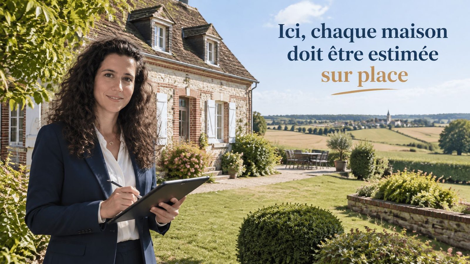 Estimation d'une maison à Creuse sur place : terrain, exposition et plateau picard